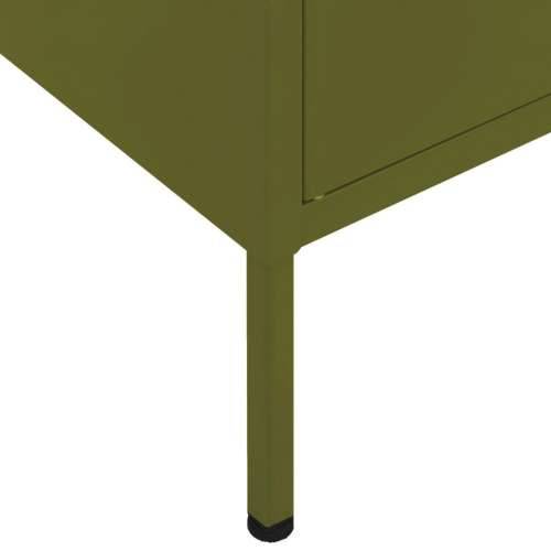 Ormarić za pohranu maslinasto zeleni 80 x 35 x 101,5 cm čelični - Maslinovo zelena 1 Cijena