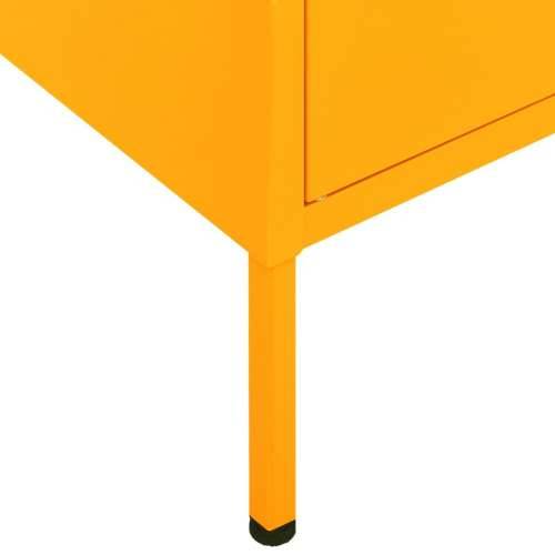 Ormarić za pohranu boja senfa 80 x 35 x 101,5 cm čelični - žuta boja senfa 1 Cijena