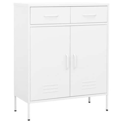 Ormarić za pohranu bijeli 80 x 35 x 101,5 cm čelični - Bijela 1 Cijena