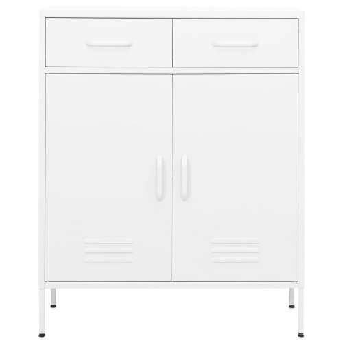 Ormarić za pohranu bijeli 80 x 35 x 101,5 cm čelični - Bijela 1 Cijena