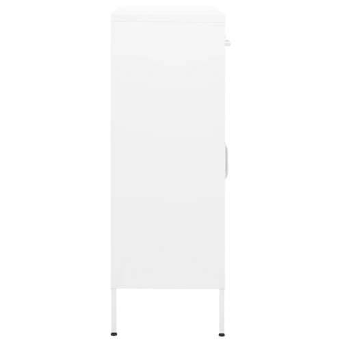 Ormarić za pohranu bijeli 80 x 35 x 101,5 cm čelični - Bijela 1 Cijena