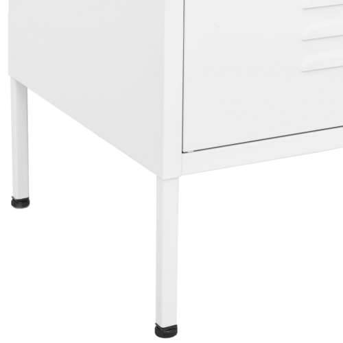 Ormarić za pohranu bijeli 80 x 35 x 101,5 cm čelični - Bijela 1 Cijena
