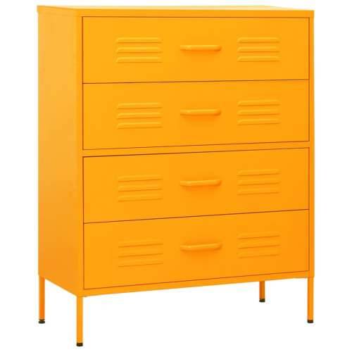 Ladičar boja senfa 80 x 35 x 101,5 cm čelični - žuta boja senfa 1 Cijena