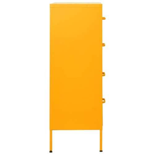 Ladičar boja senfa 80 x 35 x 101,5 cm čelični - žuta boja senfa 1 Cijena