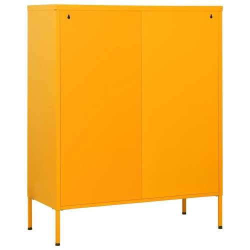 Ladičar boja senfa 80 x 35 x 101,5 cm čelični - žuta boja senfa 1 Cijena