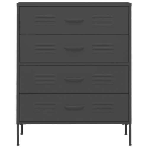 Ladičar antracit 80 x 35 x 101,5 cm čelični - Antracit 1 Cijena