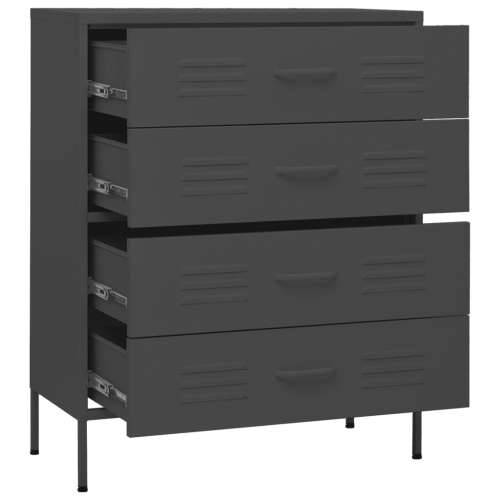 Ladičar antracit 80 x 35 x 101,5 cm čelični - Antracit 1 Cijena