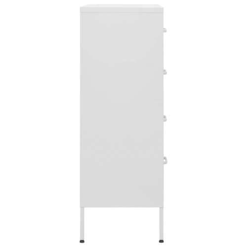 Ladičar bijeli 80 x 35 x 101,5 cm čelični - Bijela 1 Cijena