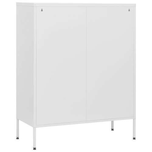 Ladičar bijeli 80 x 35 x 101,5 cm čelični - Bijela 1 Cijena