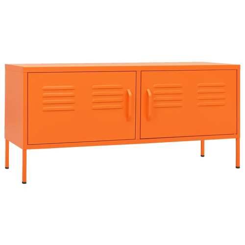 TV ormarić narančasti 105 x 35 x 50 cm čelični Cijena