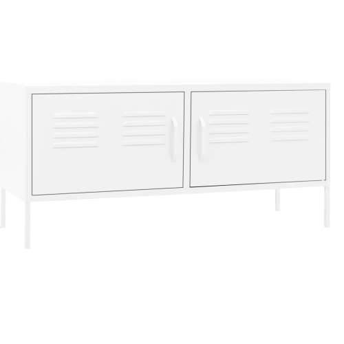 TV ormarić bijeli 105 x 35 x 50 cm čelični - Bijela 1 Cijena