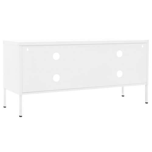 TV ormarić bijeli 105 x 35 x 50 cm čelični - Bijela 1 Cijena