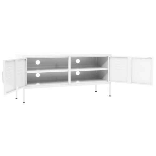 TV ormarić bijeli 105 x 35 x 50 cm čelični - Bijela 1 Cijena