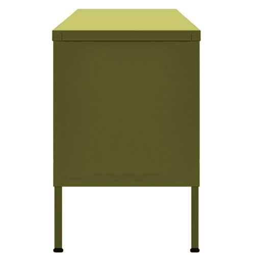 TV ormarić maslinasti 105 x 35 x 50 cm čelični - Maslinovo zelena 1 Cijena