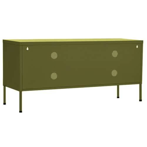 TV ormarić maslinasti 105 x 35 x 50 cm čelični - Maslinovo zelena 1 Cijena
