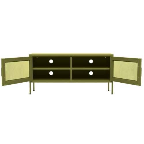TV ormarić maslinasti 105 x 35 x 50 cm čelični - Maslinovo zelena 1 Cijena