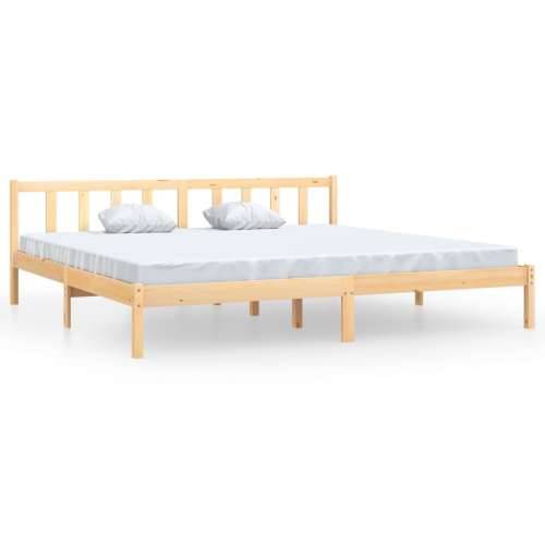 Okvir za krevet od masivne borovine 180 x 200 cm bračni Cijena