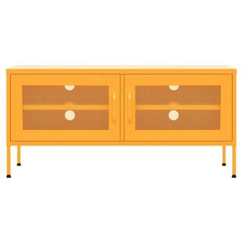 TV ormarić boja senfa 105 x 35 x 50 cm čelični - žuta boja senfa 1 Cijena