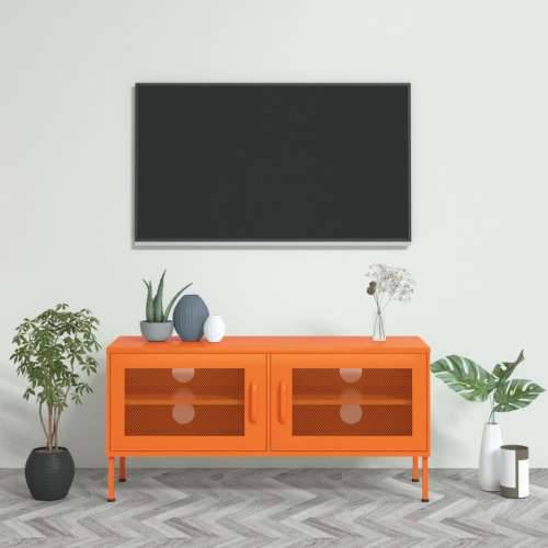TV ormarić narančasti 105 x 35 x 50 cm čelični - orange 1 Cijena