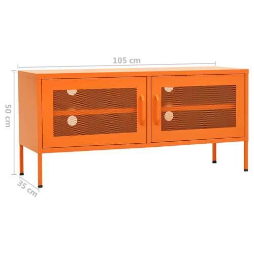 TV ormarić narančasti 105 x 35 x 50 cm čelični - orange 1 Cijena