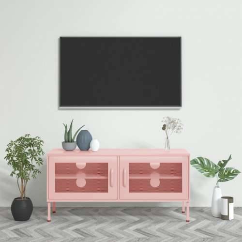 TV ormarić ružičasti 105 x 35 x 50 cm čelični - Ružičasta 1 Cijena