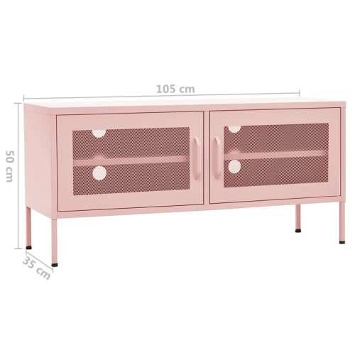 TV ormarić ružičasti 105 x 35 x 50 cm čelični - Ružičasta 1 Cijena