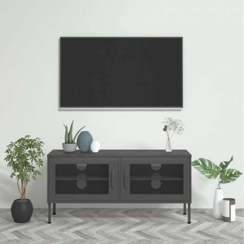 TV ormarić antracit 105 x 35 x 50 cm čelični - Antracit 1 Cijena