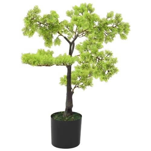 Umjetni bonsai čempres s posudom 60 cm zeleni - Crna i zelena 60 cm 1 Cijena
