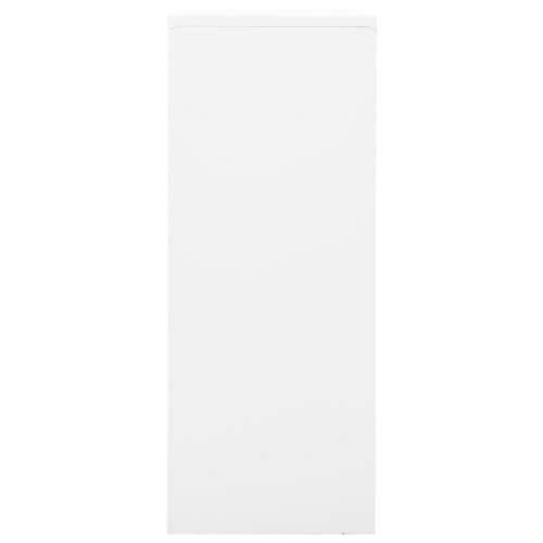 Uredski ormarić bijeli 90 x 40 x 102 cm čelični - Bijela 1 Bez gredice za sadnju Cijena