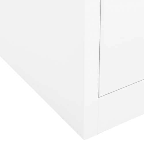 Uredski ormarić bijeli 90 x 40 x 102 cm čelični - Bijela 1 Bez gredice za sadnju Cijena