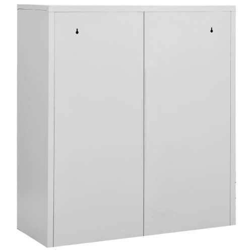 Uredski ormarić svjetlosivi 90 x 40 x 102 cm čelični Svjetlosiva 1 Bez gredice za sadnju Cijena