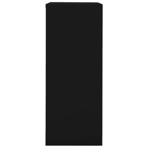 Uredski ormarić crni 90 x 40 x 102 cm čelični Crna 1 Bez gredice za sadnju Cijena
