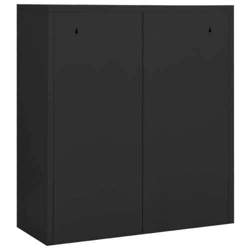 Uredski ormarić antracit 90 x 40 x 102 cm čelični - Antracit 1 Bez gredice za sadnju Cijena