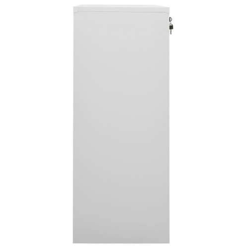 Uredski ormarić svjetlosivi 90 x 40 x 102 cm čelični - Svjetlosiva 1 Bez gredice za sadnju Cijena
