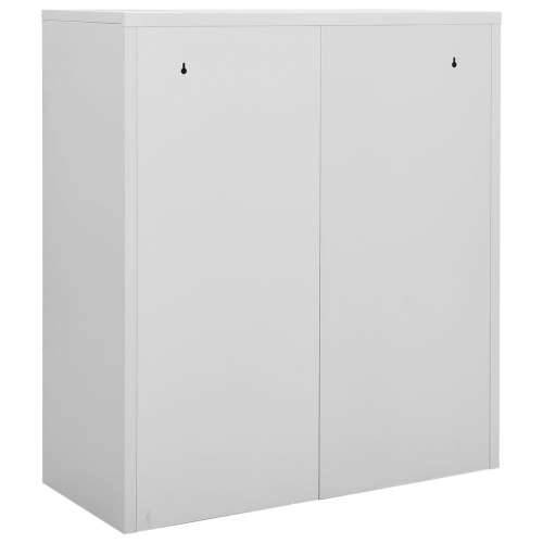 Uredski ormarić svjetlosivi 90 x 40 x 102 cm čelični - Svjetlosiva 1 Bez gredice za sadnju Cijena