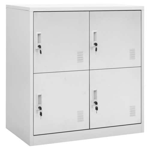 Ormarić s ključem svjetlosivi 90 x 45 x 92,5 cm čelični - Svjetlosiva 1 s 4 ormarića s ključem Cijena