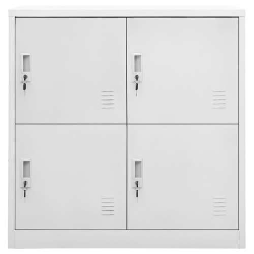 Ormarić s ključem svjetlosivi 90 x 45 x 92,5 cm čelični - Svjetlosiva 1 s 4 ormarića s ključem Cijena