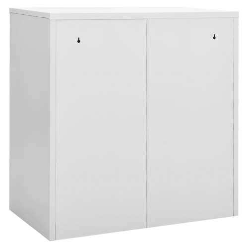Ormarić s ključem svjetlosivi 90 x 45 x 92,5 cm čelični - Svjetlosiva 1 s 4 ormarića s ključem Cijena