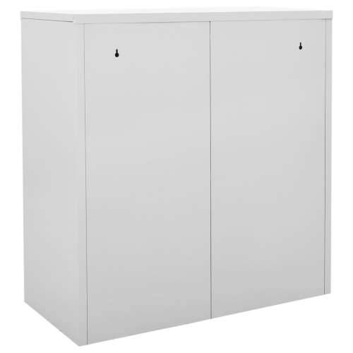 Ormarić s ključem svjetlosivi-crveni 90 x 45 x 92,5 cm čelični - Svjetlosiva i crvena 1 s 9 ormarića s ključem Cijena