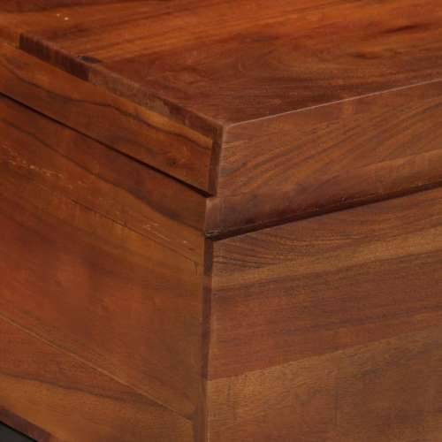 Škrinja za pohranu 110 x 35 x 41 cm od masivnog bagremovog drva  Cijena