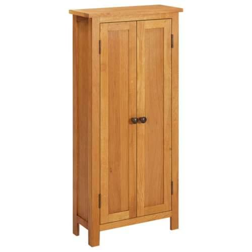 Ormarić za pohranu 50 x 22 x 110 cm od masivne hrastovine - 50 x 22 x 110 cm 1 Cijena