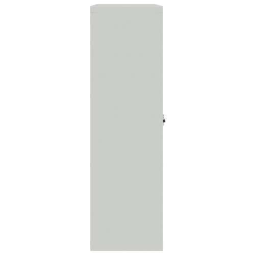 Uredski ormar čelični 90 x 40 x 140 cm sivi Cijena
