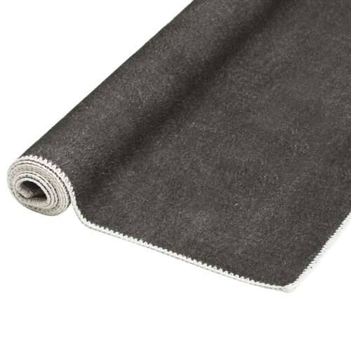 Perivi tepih smeđe-sivi sklopivi 160 x 230 cm poliesterski Cijena