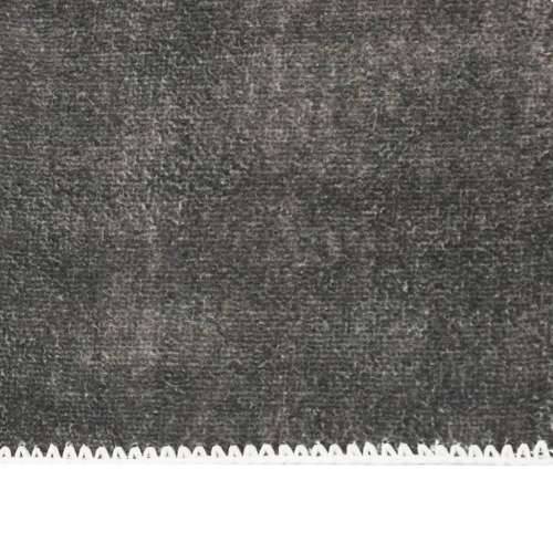 Perivi tepih smeđe-sivi sklopivi 160 x 230 cm poliesterski Cijena