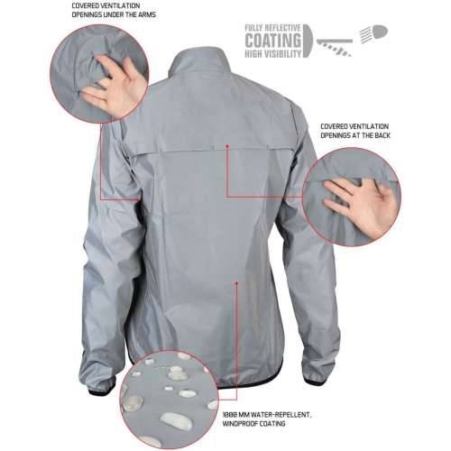 Avento reflektirajuća ženska jakna za trčanje 38 74RB-ZIL-38 Cijena