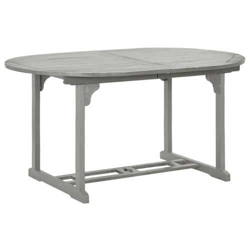 Vrtni stol sivi 200 x 100 x 75 cm od masivnog bagremovog drva Cijena