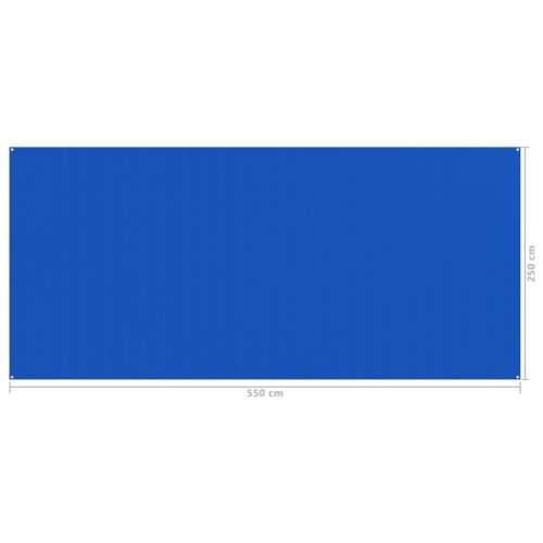 Tepih za šator 250 x 550 cm plavi Cijena