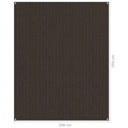 Tepih za šator 250 x 200 cm smeđi - Smeđa 250 x 200 cm 1 Cijena