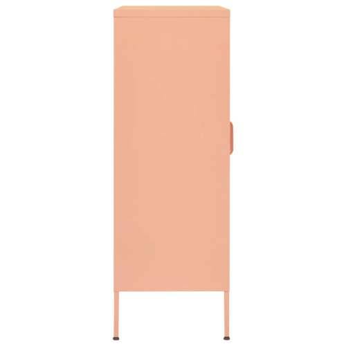 Ormarić za pohranu ružičasti 80 x 35 x 101,5 cm čelični Cijena