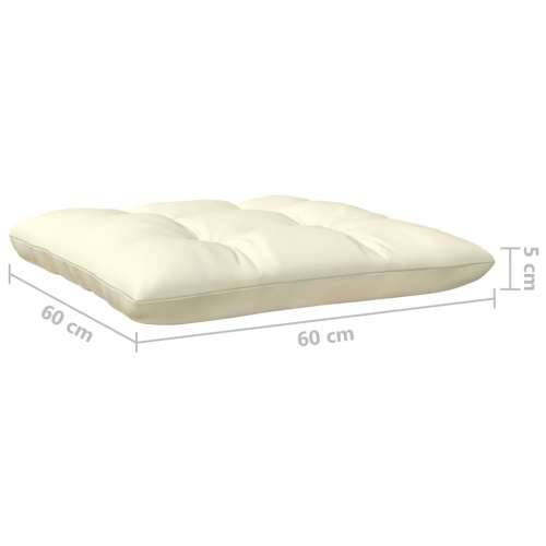 Kutna vrtna sofa s krem jastucima od masivne borovine - Prirodna boja i krem 1 kutna sofa Cijena